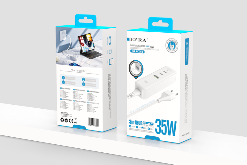 Stecher priza HUB 3in1