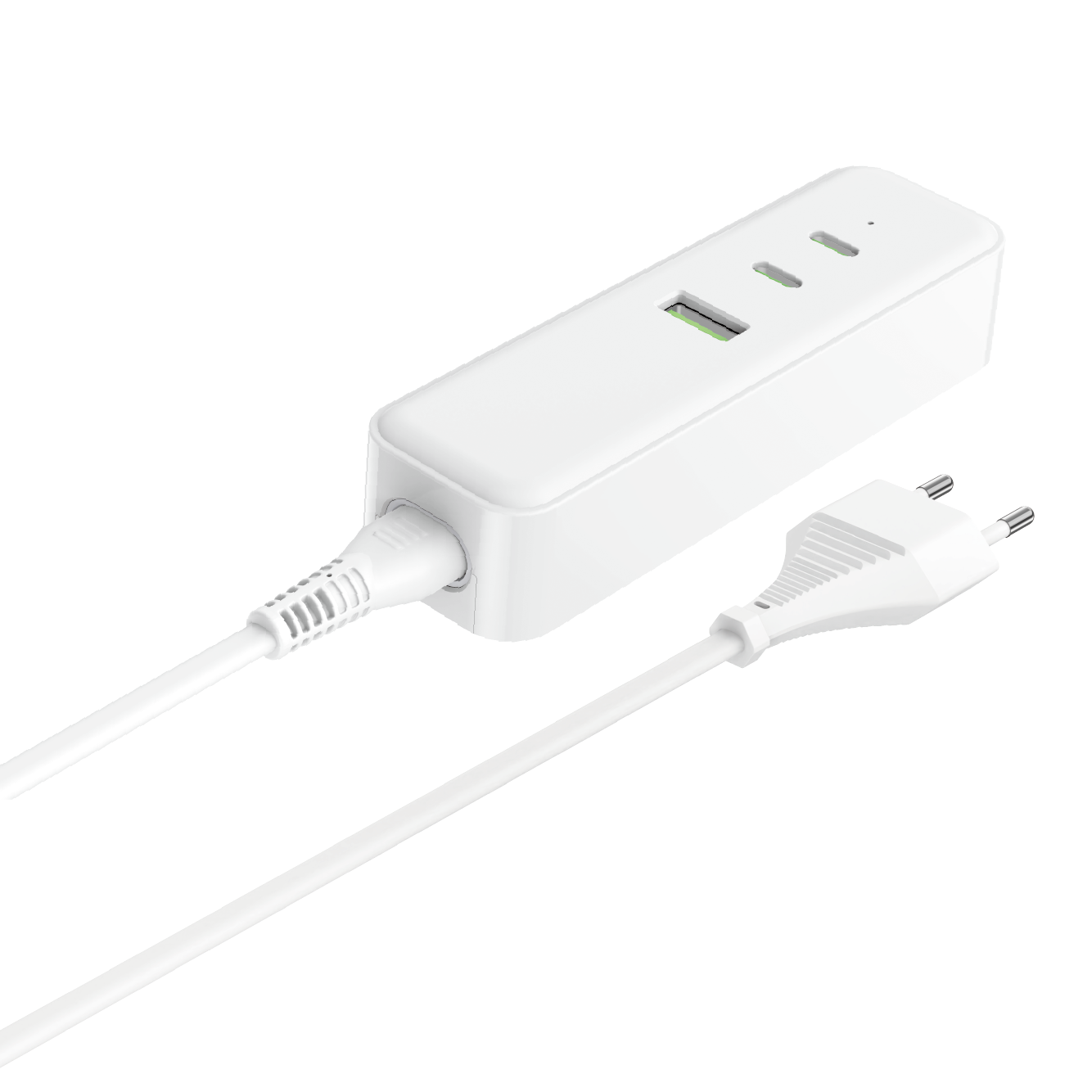 Stecher priza HUB 3in1