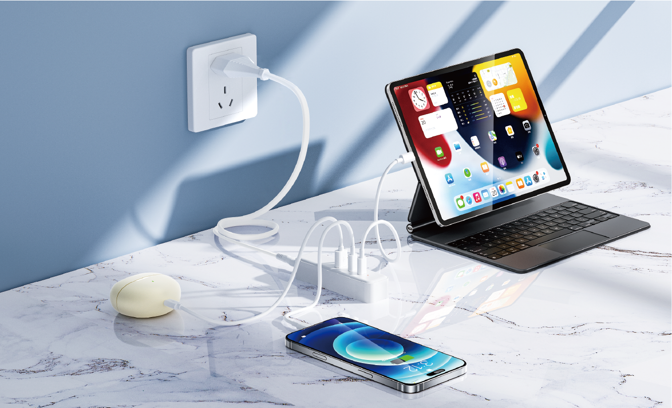 Stecher priza HUB 3in1